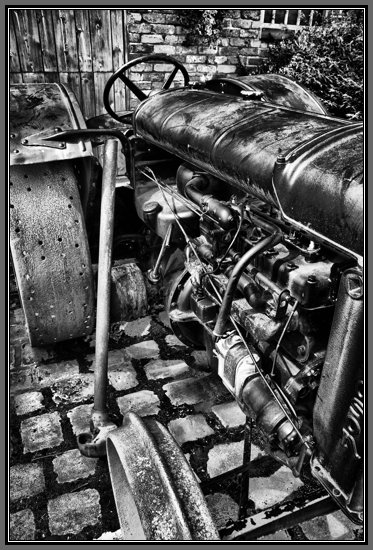 antique-tractor.jpg Antique Petrol Tractor